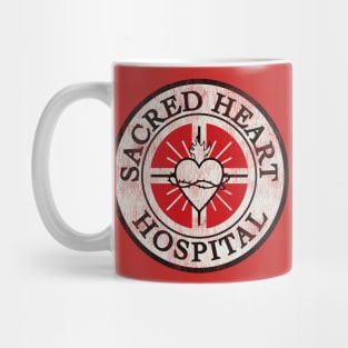 Sacred Heart Hospital Logo Scrubs Worn Mug